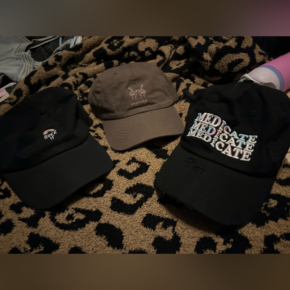 *3* gently used dad hat combo